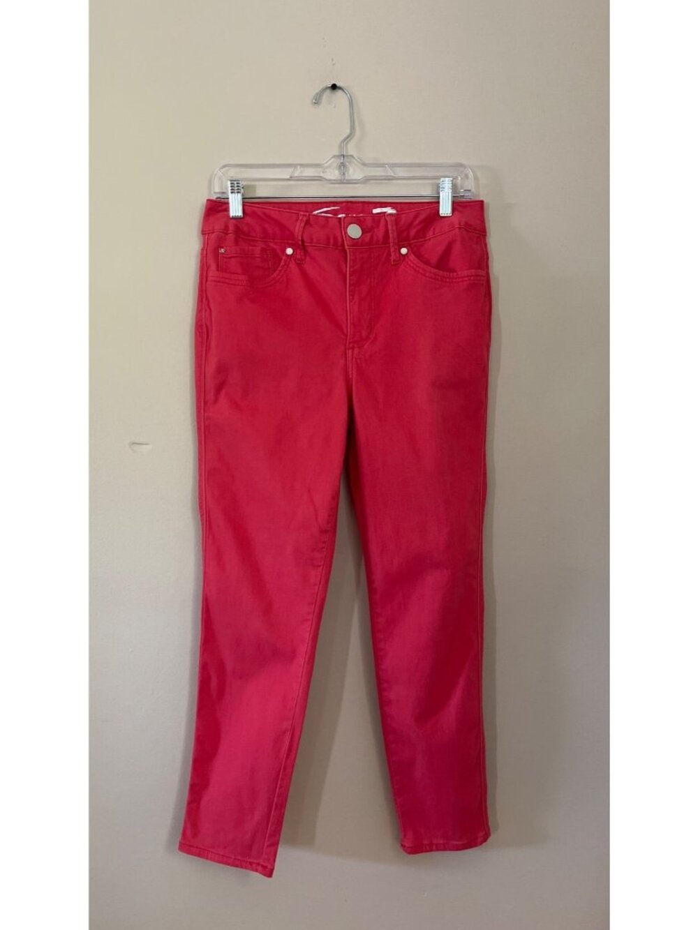 Seven7 Womens Size 8 Cayenne High Rise Skinny Crop Skin-Fit Denim Jeans